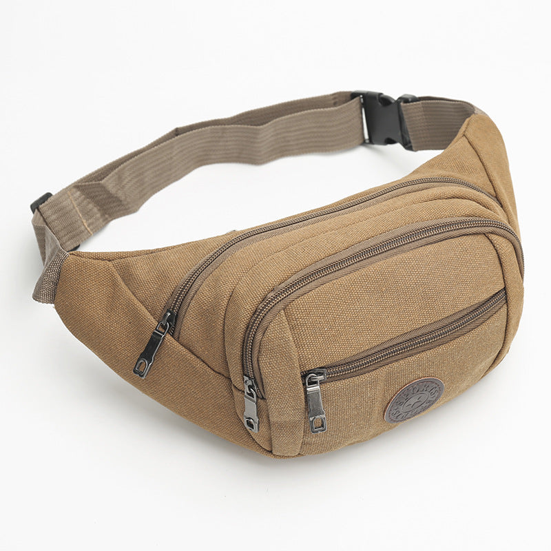 Wholesale Men's waist bag outdoor mountaineering cycling climbing mobile phone bag crossbody chest bag